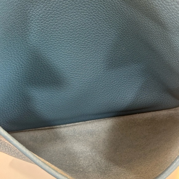 Hermes Evelyne GM III in Blue Jean Clemence with palladium hardware - Picture 16 of 16